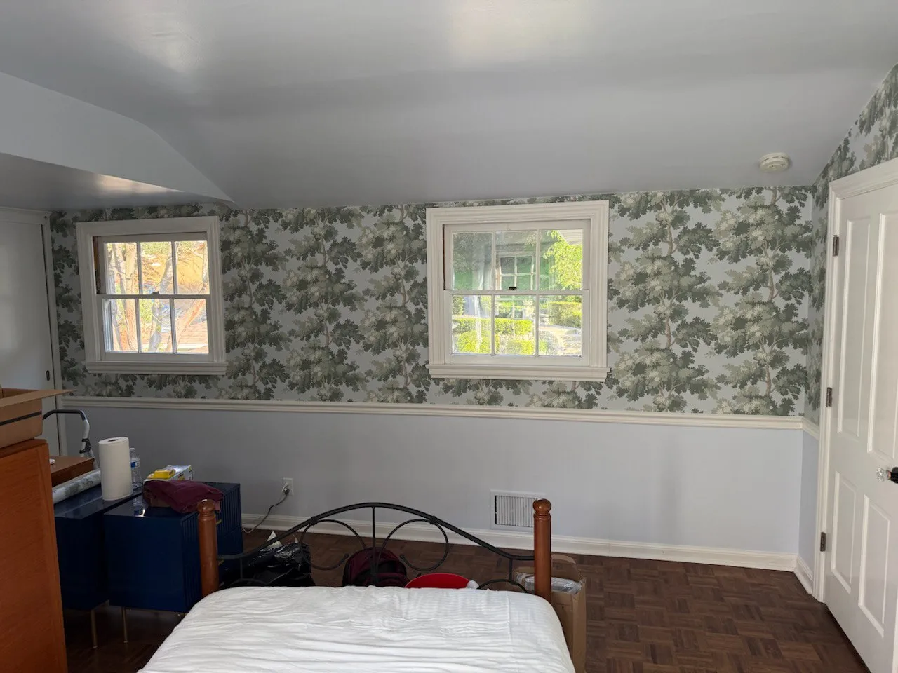 Wallpaper consultation with client in Atlanta