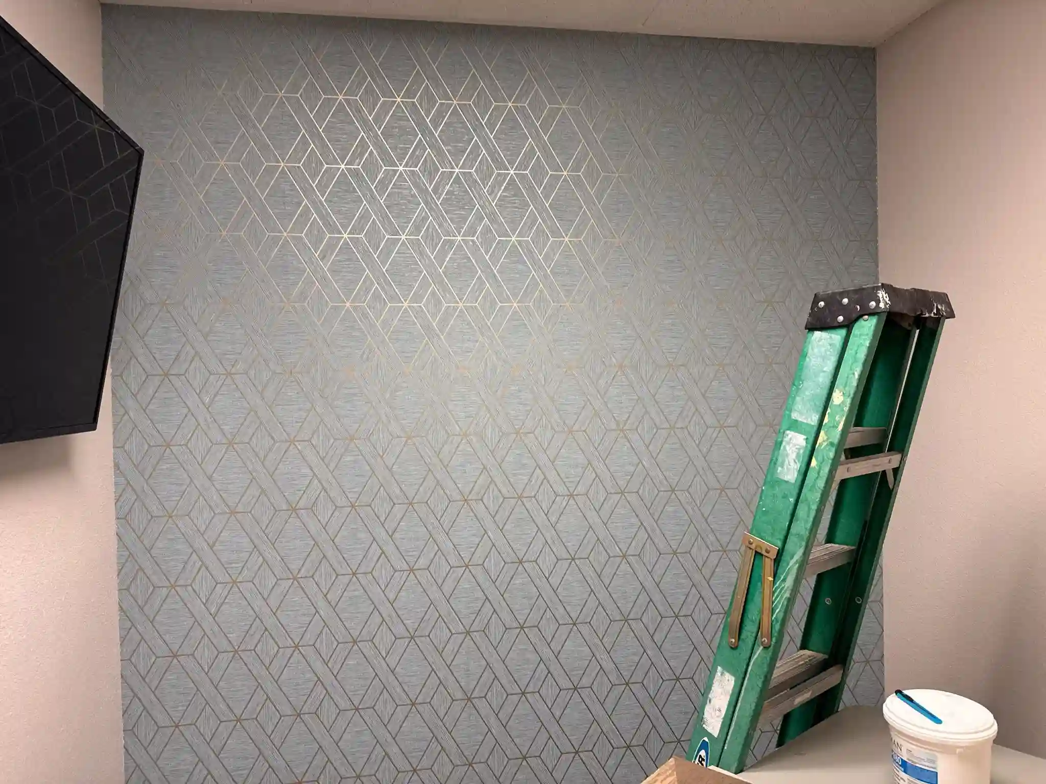 Wall preparation after wallpaper removal in Atlanta