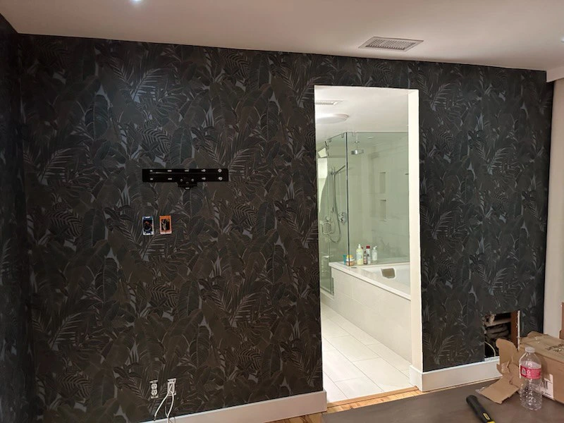 Wallpaper removal service in Peachtree Hills, Atlanta